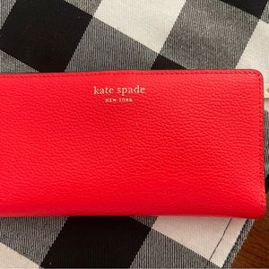 Brand new red Kate Spade wallet